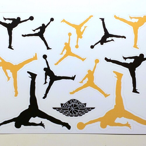 Michael Jordan Macbook Decal Sticker. Choose Your Size. Laptop Etsy