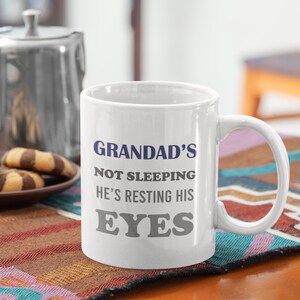 grandads not sleeping mug