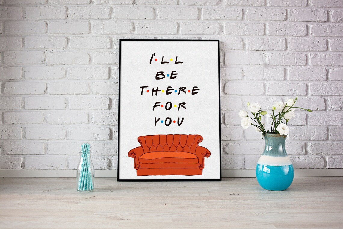 Friends Tv Show Print Wall Print New Home Gift Home | Etsy