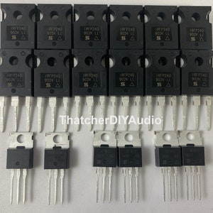 Aleph 5 of 30 MOSFET Kit - Precision Matched IRFP240 & IRF9610 MOSFET&#39;s - Totaal 18 stuks