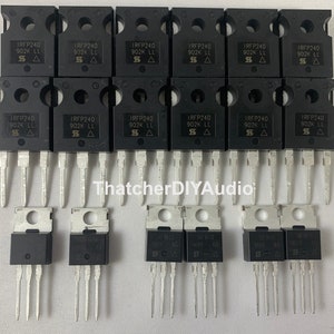 Aleph 5 or 30 MOSFET Kit - Precision Matched IRFP240 & IRF9610 MOSFETs - Total of 18 Pieces