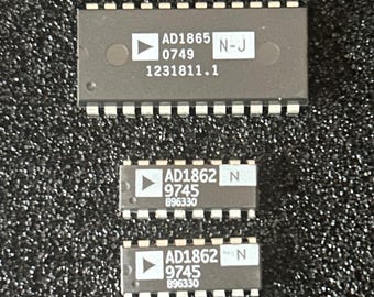 Analog Devices AD1862N and AD1865N-J DAC Chips - NOS / New Old Stock