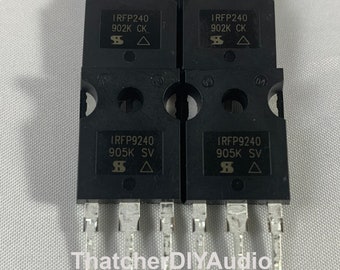 Kit MOSFET First Watt F2, F5, M2X - MOSFET IRFP240 et IRFP9240 appariés avec précision à 0,1 % - 4 pièces