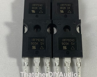 Eerste watt F2-, F5-, M2X-MOSFET-set: 0,1% nauwkeurige precisie IRFP240- en IRFP9240-MOSFET's - 4 stuks