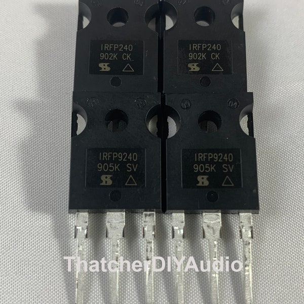 First Watt F2, F5, M2X MOSFET Kit - Precision 0.1% Matched IRFP240 & IRFP9240 MOSFETs - 4 Pieces