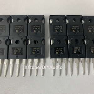 First Watt F4, BA2, BA3 Mosfet Kit - Präzision 0.1% Abgestimmt,IRFP240 & IRFP9240 Mosfets - 12 Stück