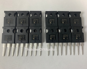 First Watt F4, BA2, BA3 MOSFET Kit - Precision 0.1% Matched IRFP240 & IRFP9240 MOSFETs - 12 Pieces