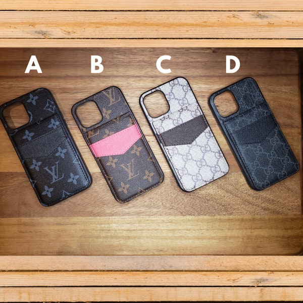 Luxury Designer iPhone Case, 12 Pro Max, Inspired Phone Case,Phone case with card slot, Designer Phone case wallet, Apple Iphone 12 Pro Max,
