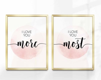 I Love You Wall Print, Digital Download Print, Boho, feminist Wall Decor, Large Printable Art, Downloadable Prints