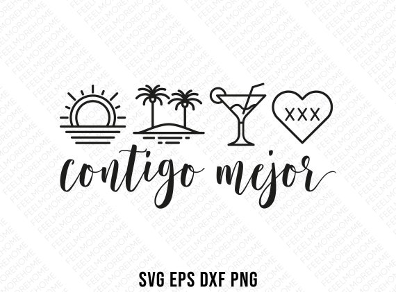 Callaita, Si hay sol Hay Playa SVG | Si es contigo mejor SVG | Bad Bunny | Callaita PNG