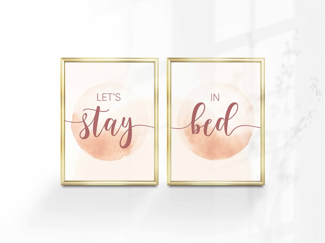 Bedroom Wall Art Bedroom Art Set of 2 Print Set Seet Dreams