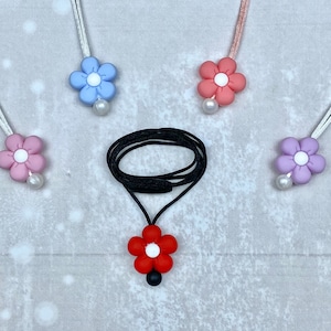 Fidget necklace, flower, stim toy, silicone necklace, fidget toys, stim jewelry, fidgets, sensory toys, stim necklace, stimming toys