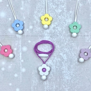 Fidget necklace, flower, stim jewelry, fidget toys, spinner necklace, fidgets, stim toy, silicone necklace, sensory toys, stimming toys