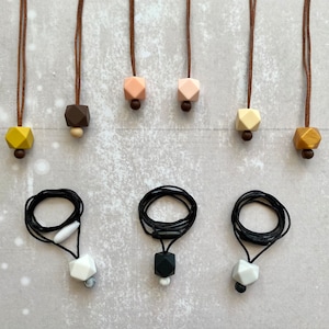 Fidget necklace, stim toy, hexagon necklace, fidget toys, sensory toys, fidgets, stim jewelry, stimming toys, fidgeting necklace