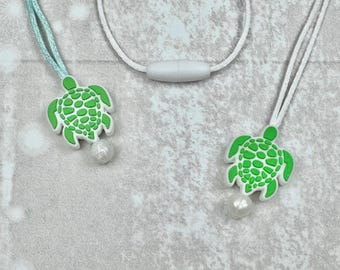 Fidget necklace turtle, stim jewelry, fidget toys, sensory necklace, stim toy, fidgets, sensory toys, fidgeting necklace