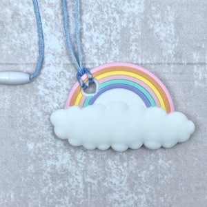 Stim jewelry, rainbow, chewlery, fidget toys, chewelry adult, stim toy, fidgets, stimming toys, stim necklace, fidget necklace