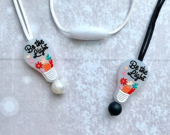 Silicone Fidget Necklace, Sensory Stim Toy, Motivation Jewelry