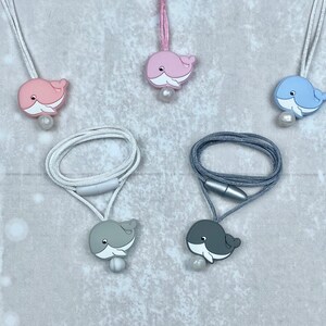 Fidget necklace, whale, stim toy, fidgets, sensory toys, stim jewelry, fidget toys, sensory necklace, stimming toys, fidgeting necklace