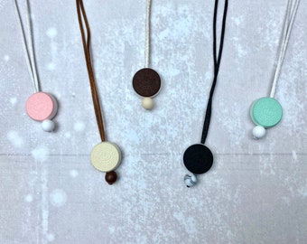 Cookie Fidget Necklace, Silicone Stimming Toy, Sensory Jewelry