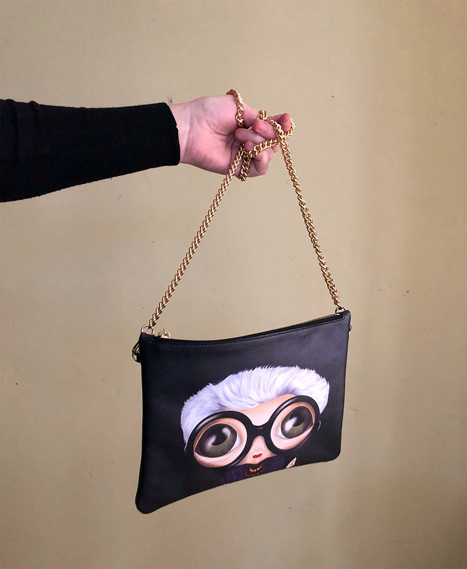Iris Apfel Limited Edition Chain Bag Etsy UK