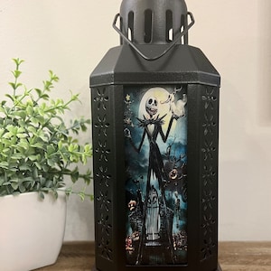 Pumpkin King Lantern 8 3/4”h x 4”w