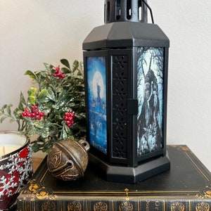 Krampus Christmas Lantern 8 3/4” x 4”w