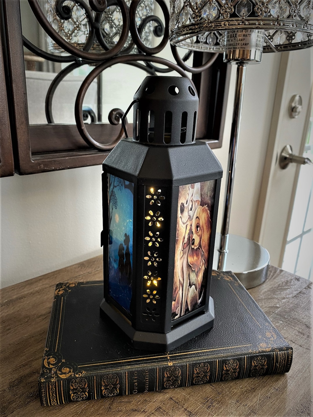 Lady and the Tramp Lantern - Etsy