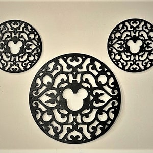 Mickey Wall Decor Rounds, 3 pc set