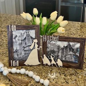 Haunted Mansion Wedding Picture Frame **Now available one frame two options to use with Matt 4x6 or 5x7 frames***