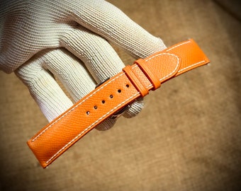 Epsom leather watch strap band 24mm 22mm 21mm 20mm 19mm 18mm 16mm