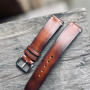 Brown watch strap Badalassi leather band 24mm 22mm 21mm 20mm 19mm 18mm 16mm