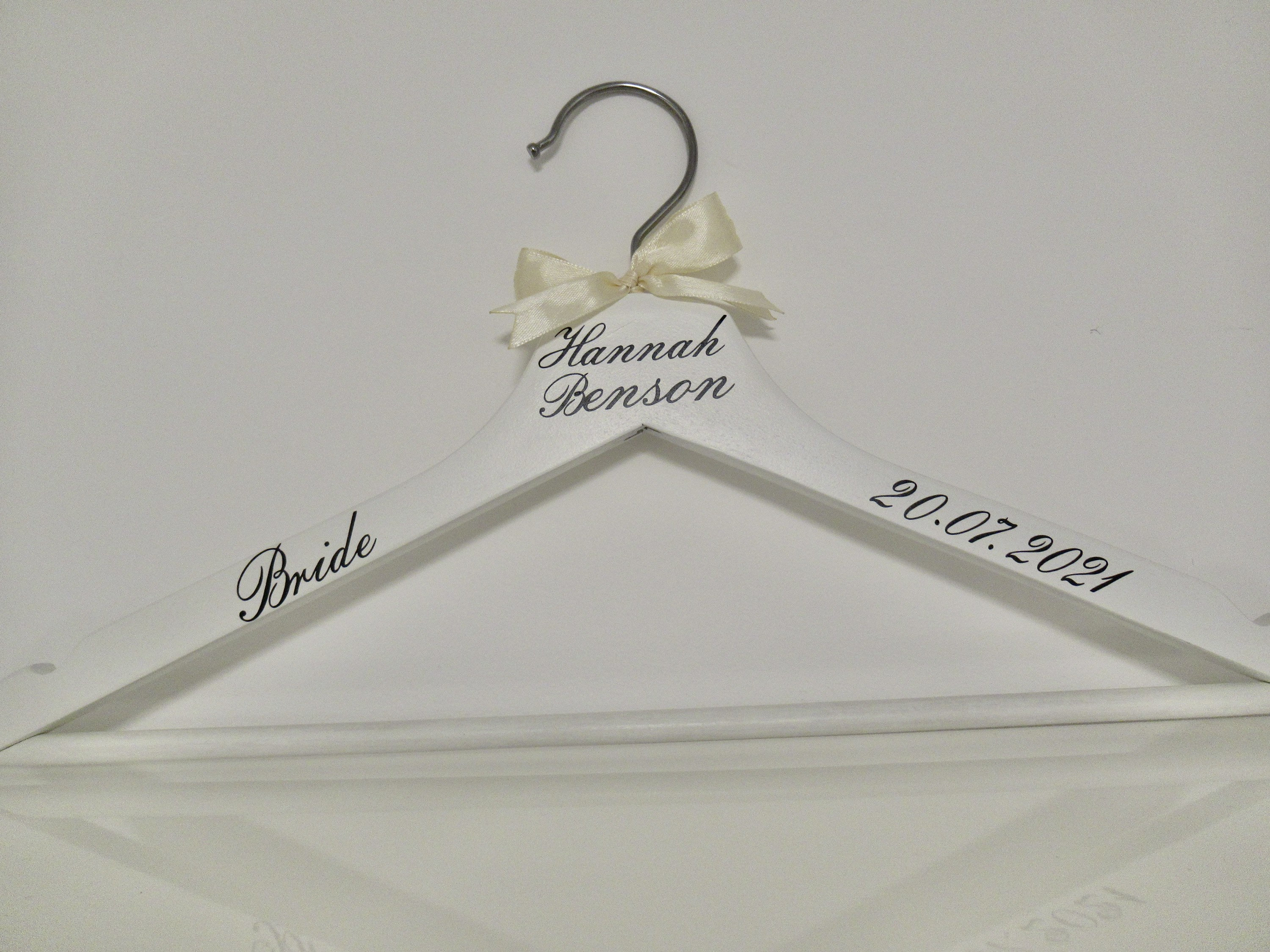 Personalised wooden Vinyl Hanger Wedding Party Prom Etsy