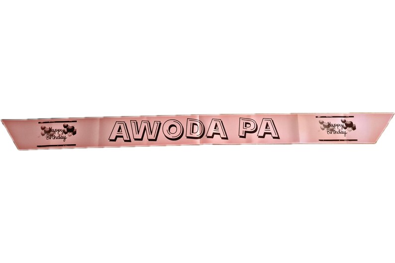 African Birthday Banner: Igbo Language Silk Celebration - Etsy Canada