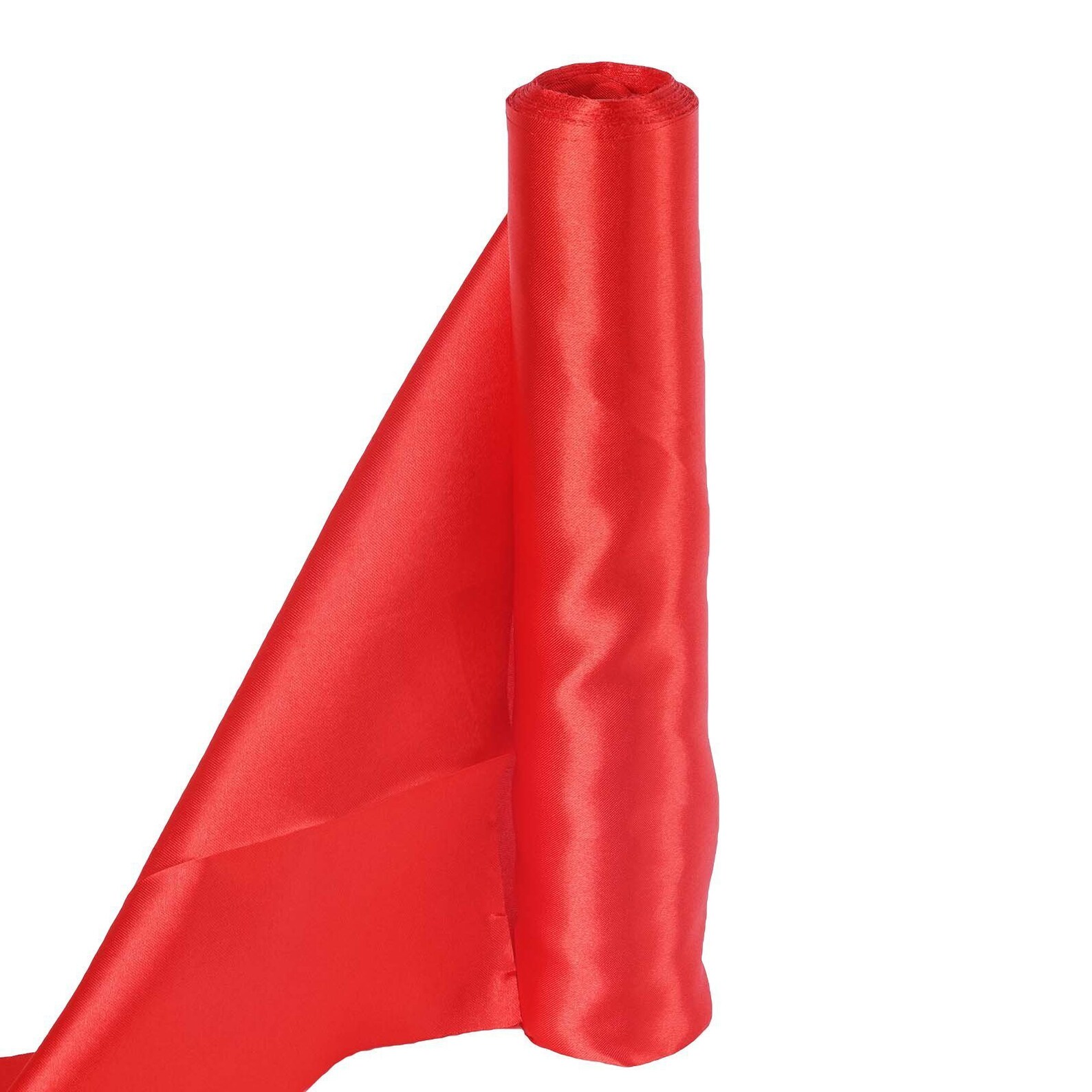 12 in x 10 yards Red Satin Fabric Roll Etsy