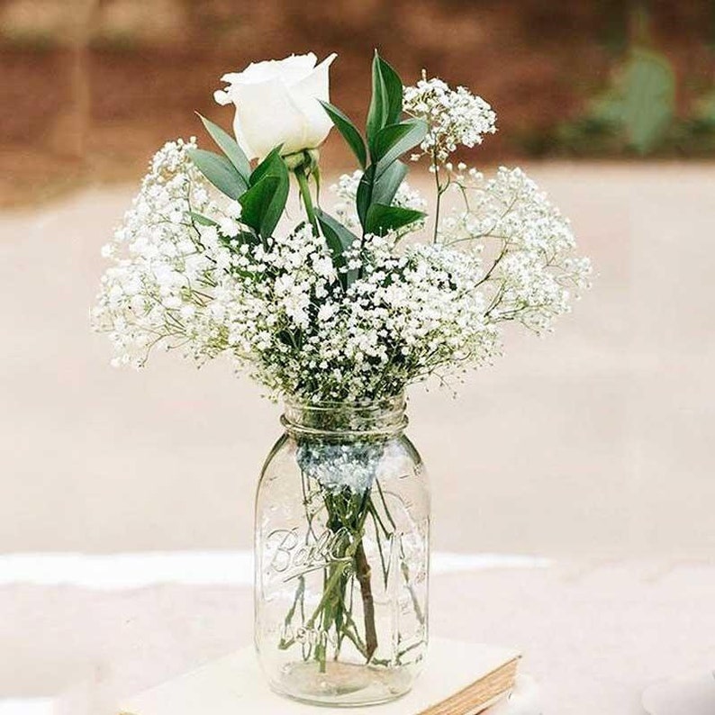 84 White Silk Rose Buds Artificial Flowers DIY Wedding Etsy