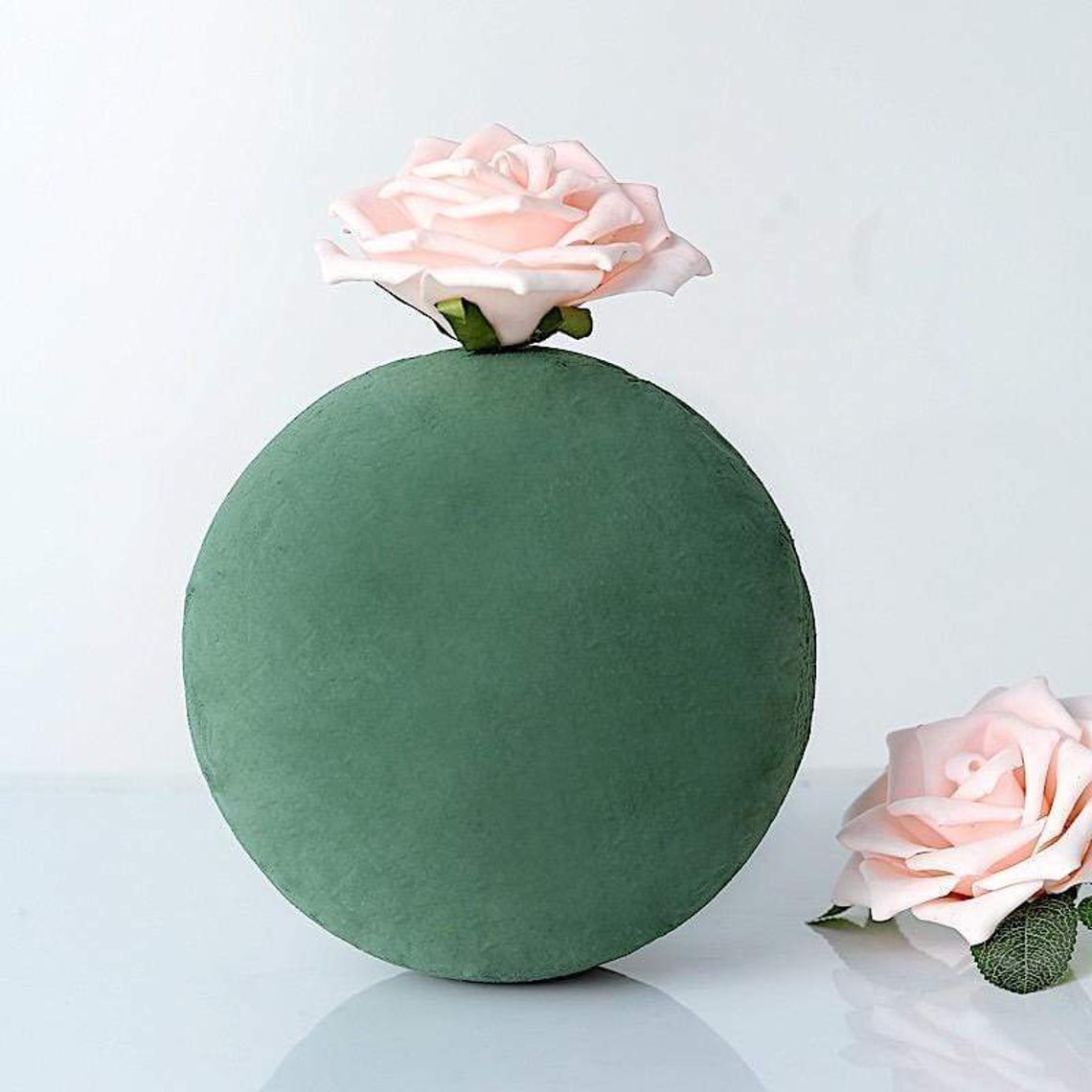 Green 8 in Round Wet Foam Ball Floral Sphere Etsy