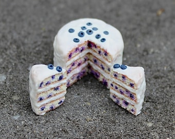 Miniatuur bosbessentaart