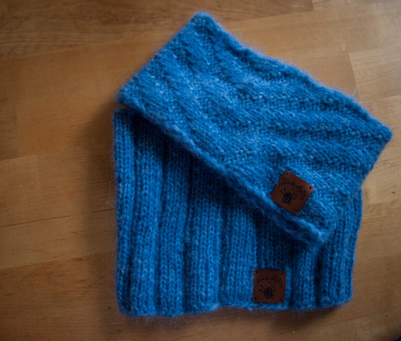 Headband and loop in blue, for children image 4