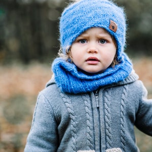 Headband and loop in blue, for children image 1