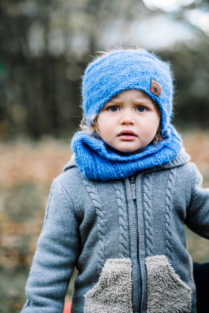 Headband and loop in blue, for children image 1