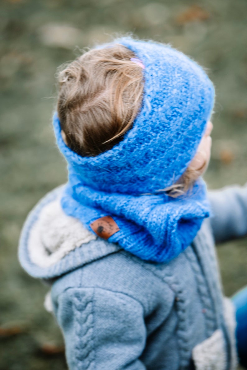 Headband and loop in blue, for children image 2