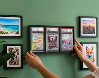 Graded Card Display - Fits PSA - Wall Frame for Graded Cards