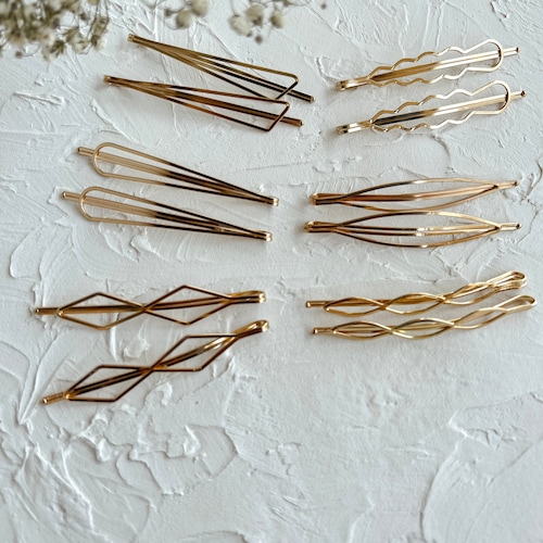 Kai| Gold Hair Clip-gold Barrette-simple Gold Hair Clip  display picture 1
