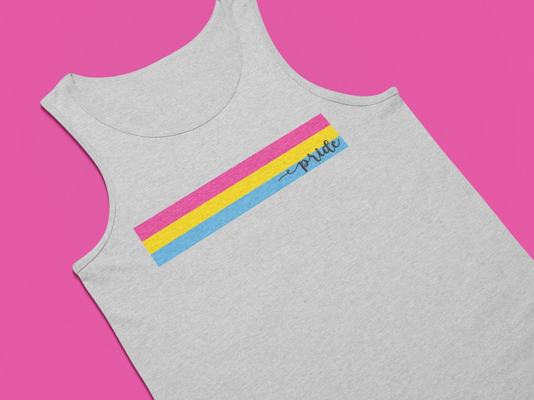Pride Tank Top, Pansexual Tank Top, Pride Workout Tank, LGBTQIA Pride Tank, Pansexual Gym Tank