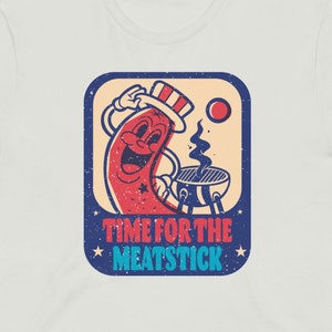 Phish Meatstick Shirt, Time for the Meatstick, Phish Shirt, Phish Lot Style, Retro Comic Shirt, Summer Tour, Festival Clothing, Phish Top