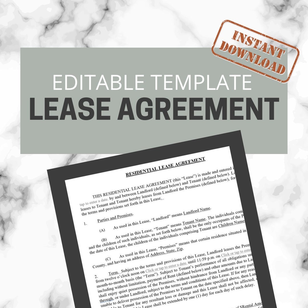 Lease - Etsy
