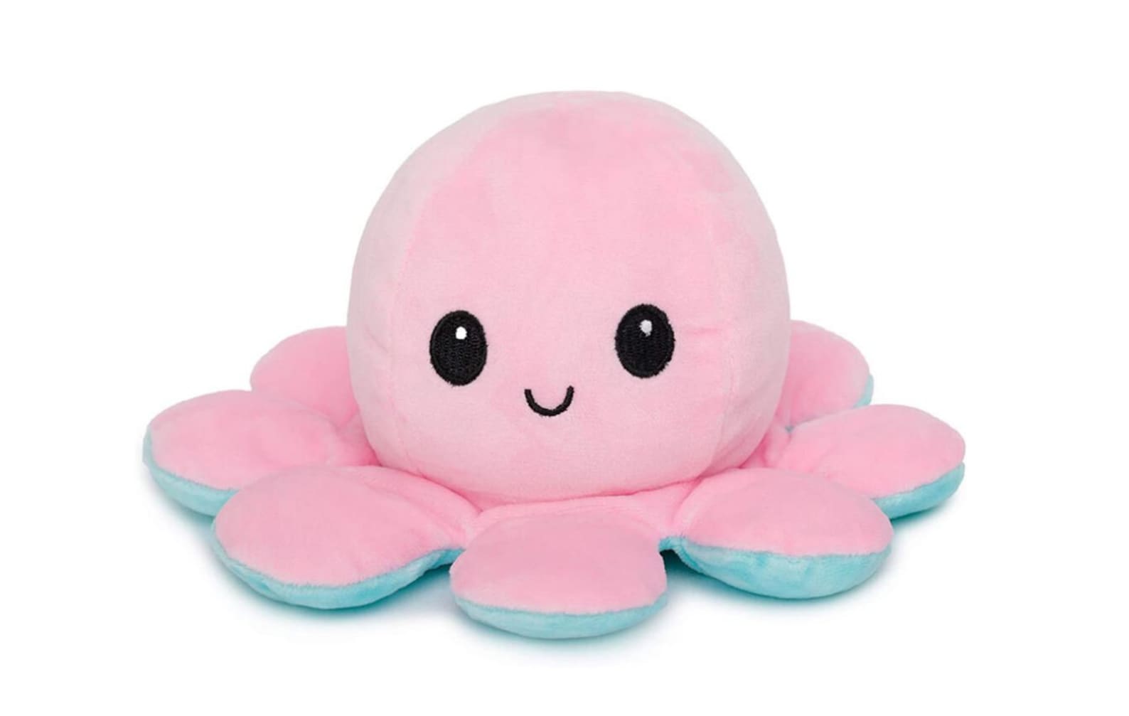 Reversible Plush Octopus Cute Pink Blue Kids Toy Gift Emotion Etsy