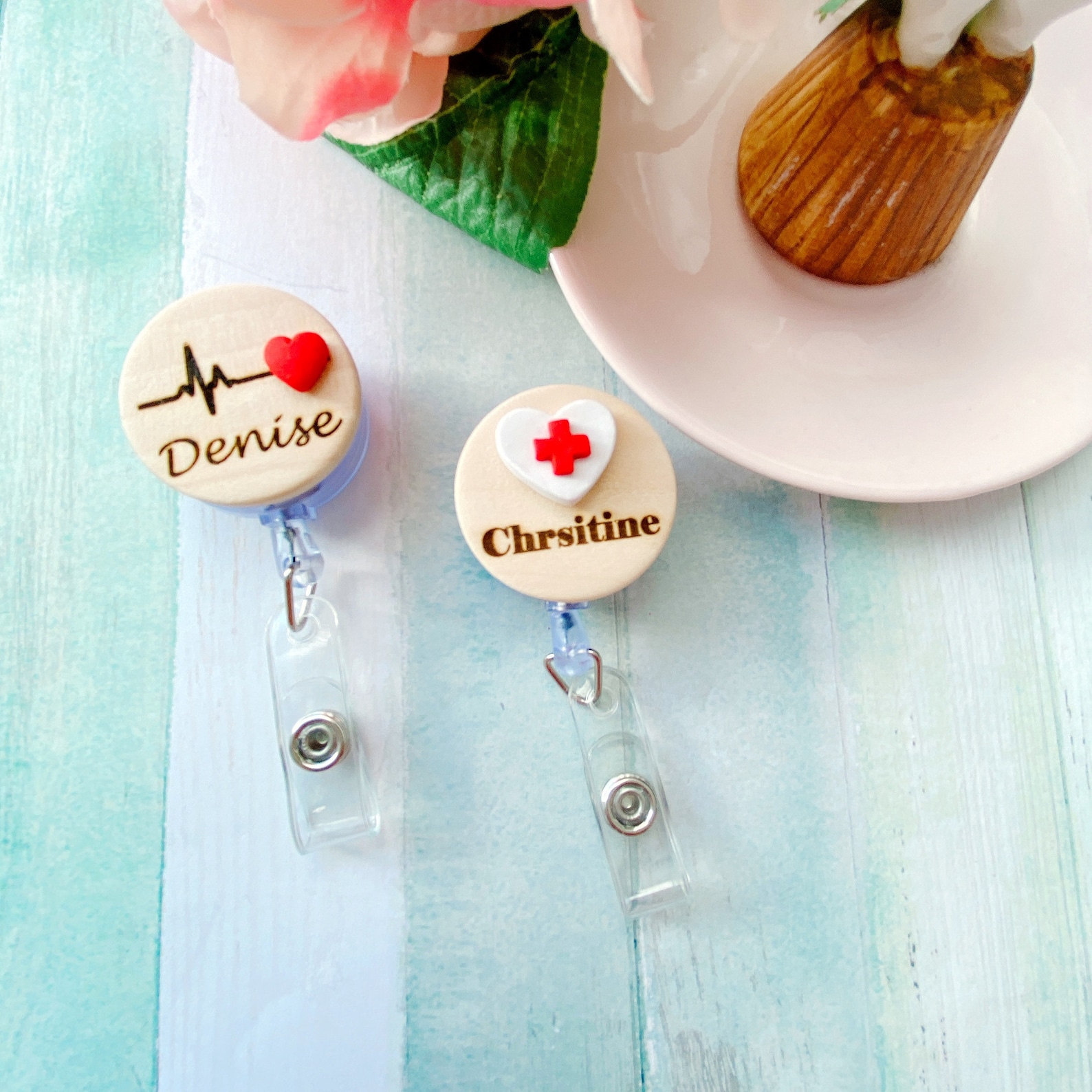 Nurse Name Badge Handmade Personalized Name Badge Custom Etsy