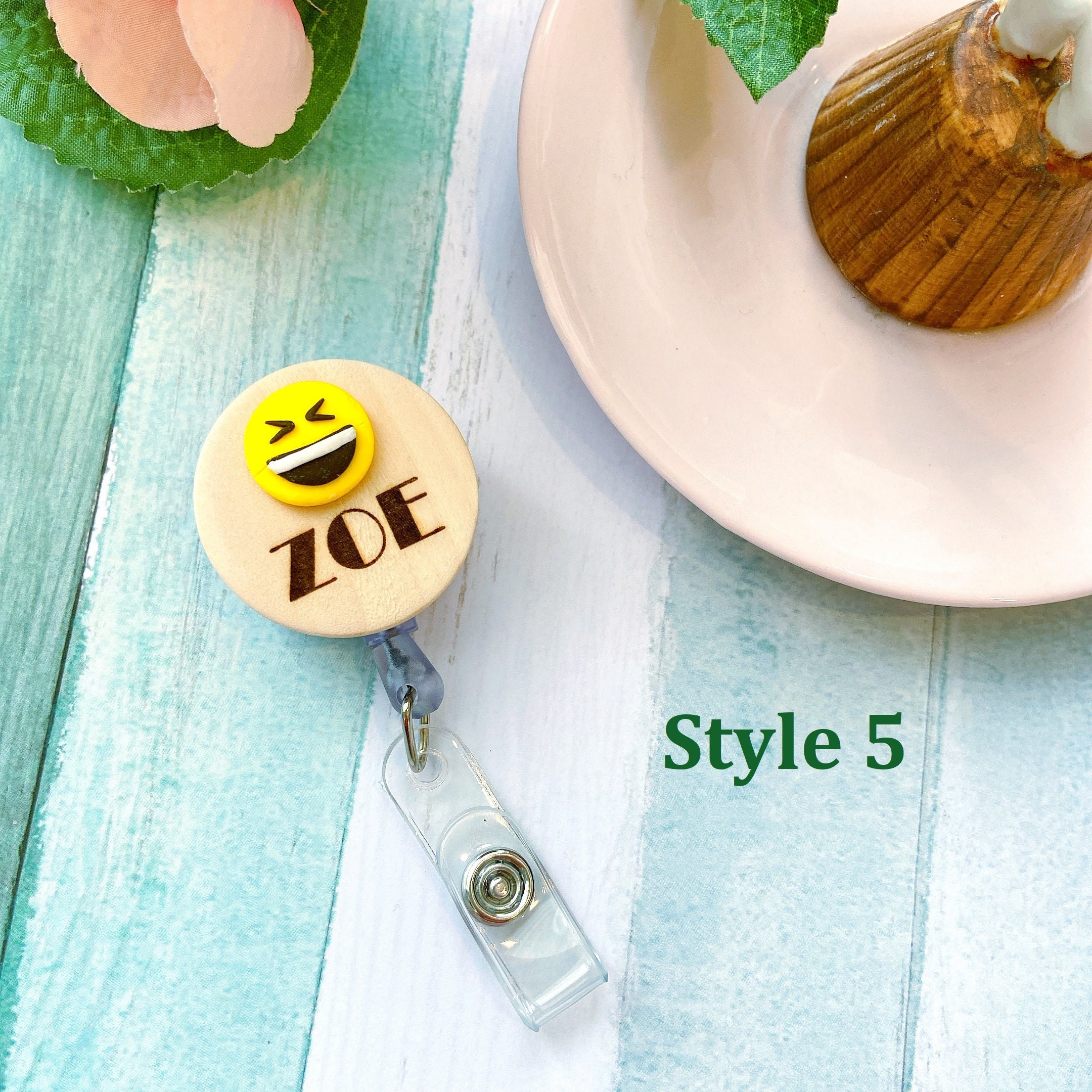 Emoji Handmade Personalized Name Badge Cartoon Name Badge Etsy