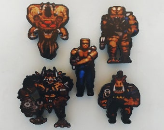 **Duke Nukem 3D PC Gaming Magnete (**Duke, Octobrain, Pig Cop, Assault Captain,** Batty Lord**)